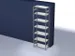 rayonnage modulaire,rayonnage départ,HxlxP 3000x1060x535mm