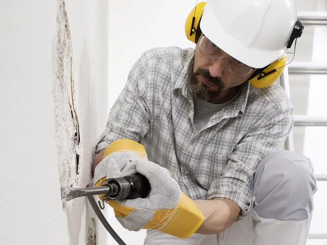 Pneumatische Beitelhamerset Opbergkoffer