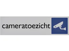 Infobord pictogram cameratoezicht 165x44mm