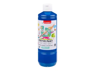 Plakkaatverf Bruynzeel diepblauw fles à 500ml - 2