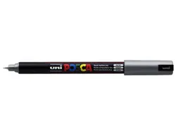 Verfstift Posca PC1MR Extra Fijne punt 0,7mm Zilver