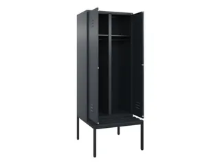 locker voor scheiding van kleding,HxBxD 2120x800x815mm,2vak - 2