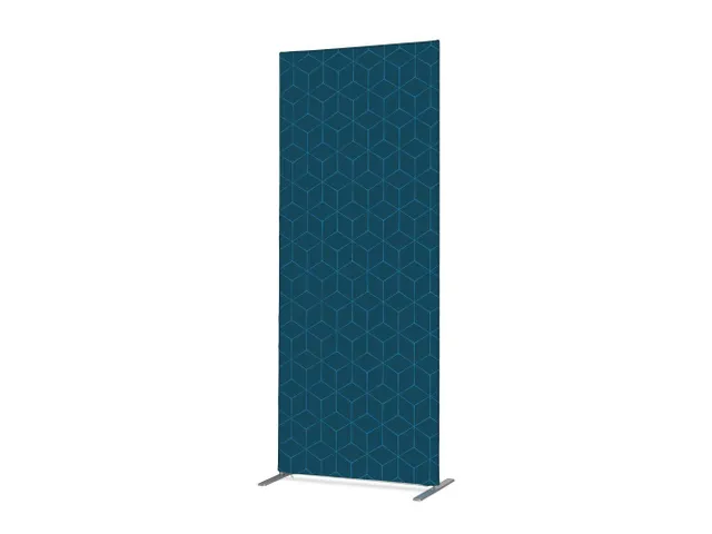 Scheidingswand Textiel Deco 100x200cm Hexagon Blauw ECO