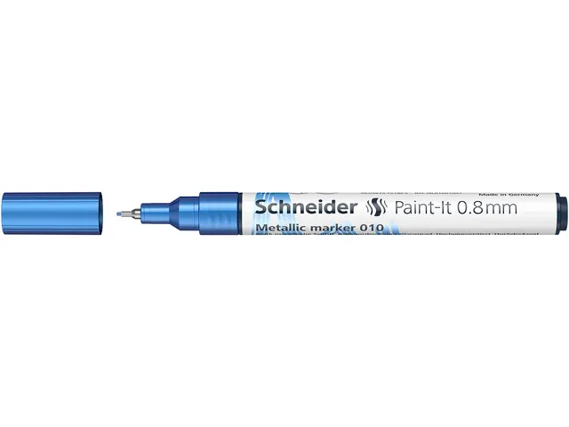 Metallic marker Schneider Paint-It 010 0.8mm blauw metallic