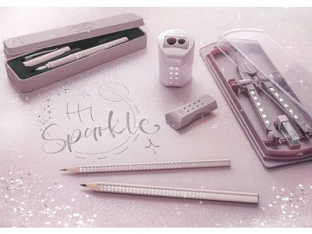 Potlood Faber-Castell Grip sparkle "rose shadows"