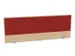 panneau de rehausse,p. table de bureau,NE-érable,BN4011-rouge