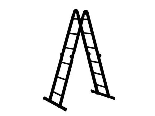 Vouwladder Aluminium 4X4Sporten Aanlegladder L 4 74M
