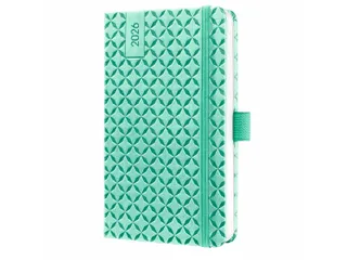 Weekagenda Flair A6 2026 (NL/FR/EN/DU) Mint Green Hardcover - 1