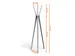 Kapstok DURASTORE 6 haken aluminium grijs 160cm