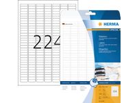 Etiket Herma 8830 25.4x8.5mm Mat Wit 5600 stuks