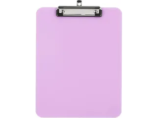 Klemplaat Pastel A4 Polystyreen assorti Paars of groen - 2