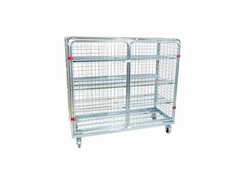 rolcontainer,draagverm. 500kg,HxLxB 1400x620x1500mm,nuttige H 1190mm