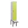 locker met bank,HxBxD 1950x300x815mm,1vak,vak B 300mm,draaigrendel
