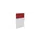 baliepaneel,v. bureau,aanbouw links,B 800mm,Bl-wit,BN4011-rood