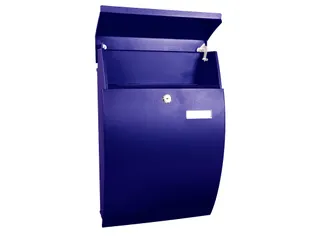 Wandbrievenbus Geronan Blauw Staal - 2