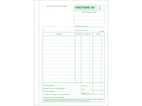 Manif Factuur/btw 21 x14,8 50bl dupli FR