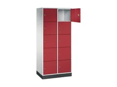 grootvolume-lockersysteem,RAL 7035/RAL 3003,HxBxD 1950x820x500mm