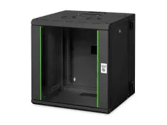 Digitus Unique 12U netwerkkast wandmontage 64x60x60cm Tweedelig Zwart