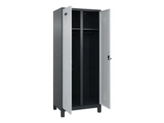 locker voor scheiding van kleding,HxBxD 1950x800x500mm,2vak - 1