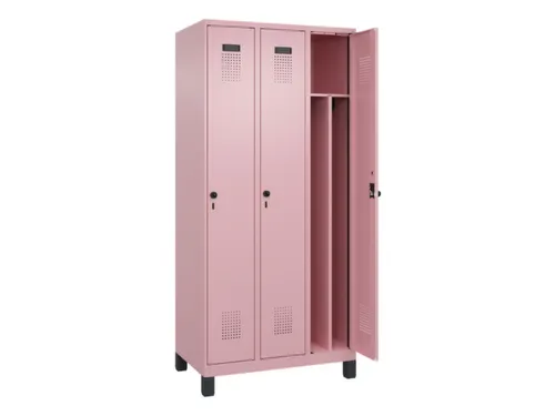 locker voor scheiding van kleding,HxBxD 1950x900x500mm,3vak