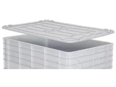 Deksel Voor Stapelcontainer 276 Liter Grijs