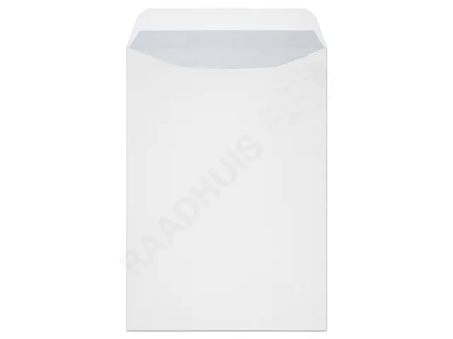 Akte envelop Raadhuis 229x324mm C4 wit gegomd krimp a 10 stuks