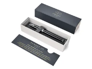 Vulpen Parker IM Black Lacquer CT Finish Fijn Blauwe inkt - 14