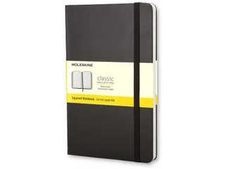 Notitieboek Moleskine large 130x210mm ruit 5x5mm hard cover zwart - 6