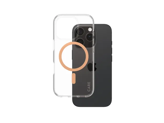 PanzerGlass CARE by Urban Combat Case Transparent w. Peachy MagS