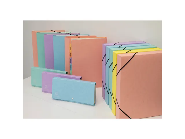 Pochette trieur carte multicolore 12 compartiments Aquarel - 34x24,5cm