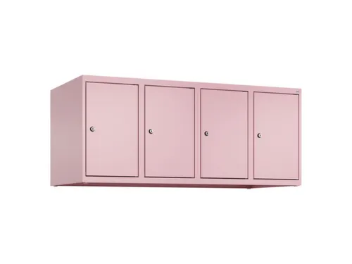 opzetkast,v. locker,4vak.,vak B 300mm,HxBxD 500x1200x500mm