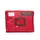 POCSOU professionele posttas rood nylon 42 x 32 cm met extra vak