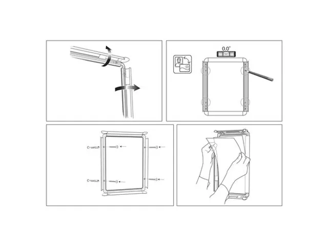 Clicklijst Nobo Premium Plus Aluminium A4 Poster