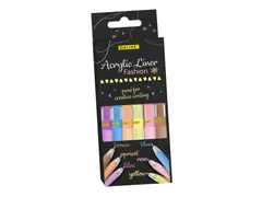 Acrylliner Online fashion assorti 6 stuks