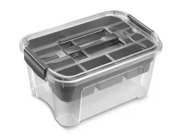 Combibox CEP 13-vaks 29 x21 x18 cm alles-in-één opberger grijs