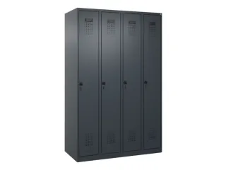 locker voor scheiding van kleding,HxBxD 1850x1200x500mm,4vak - 2
