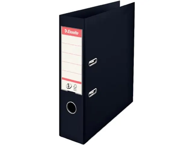 classeur à levier Power N°1, dos de 7,5 cm, noir, paquet de 5 pièce