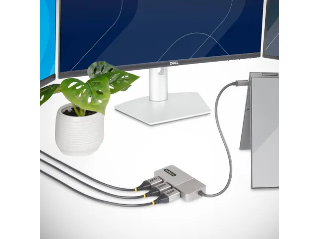 Adaptateur Multi-Moniteur USB-C 3 ports Hub 4K 60Hz