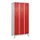 Z-garderobekast,HxBxD 1950x900x500mm,vak B 150/300mm,cil.-slot,voeten