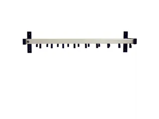 Pro-line Wandgarderobe 19 Haken grijs zwart - 1