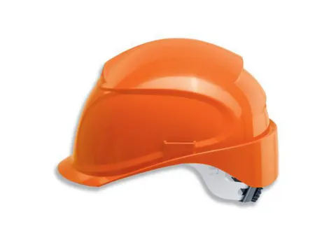 Uvex Airwing B-S-WR veiligheidshelm, HDPE, geventileerd, oranje, per s