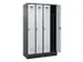 locker voor scheiding van kleding,HxBxD 1950x1200x500mm,4vak