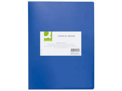 Showalbum A4 PP 20 Tassen Blauw