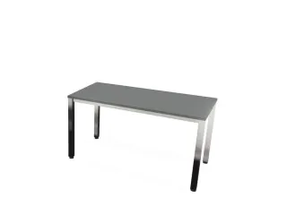 vergadertafel,HxBxD 740x1400x700mm,rechthoekig,MS-donkergrijs - 3