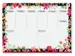Weekplanner Inspire A4 liggend met GRATIS bureauonderlegger Flower Lov