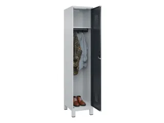 locker,HxBxD 1950x400x500mm,1vak,vak B 400mm,cil.-slot,voeten - 1