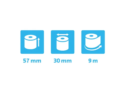 Exacompta Kassarol 57mmx30mmx12mmx9m 55 Gram