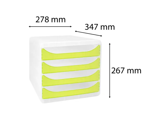 Ladenbox A4+ BIG-BOX Chromaline transparant anijsgroen