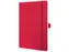 Notitieboek Conceptum Pure A5 rood gelinieerd softcover. Genummerde pa