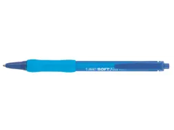 Balpen Bic soft feel grip clic medium blauw